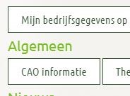 Knop CAO informatie